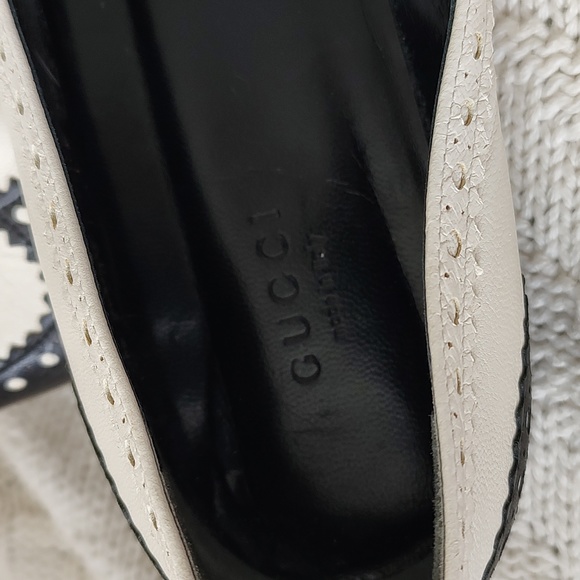 GUCCI Women's Wing Tip Low Pumps Shoes 40.5 - Picture 12 of 16